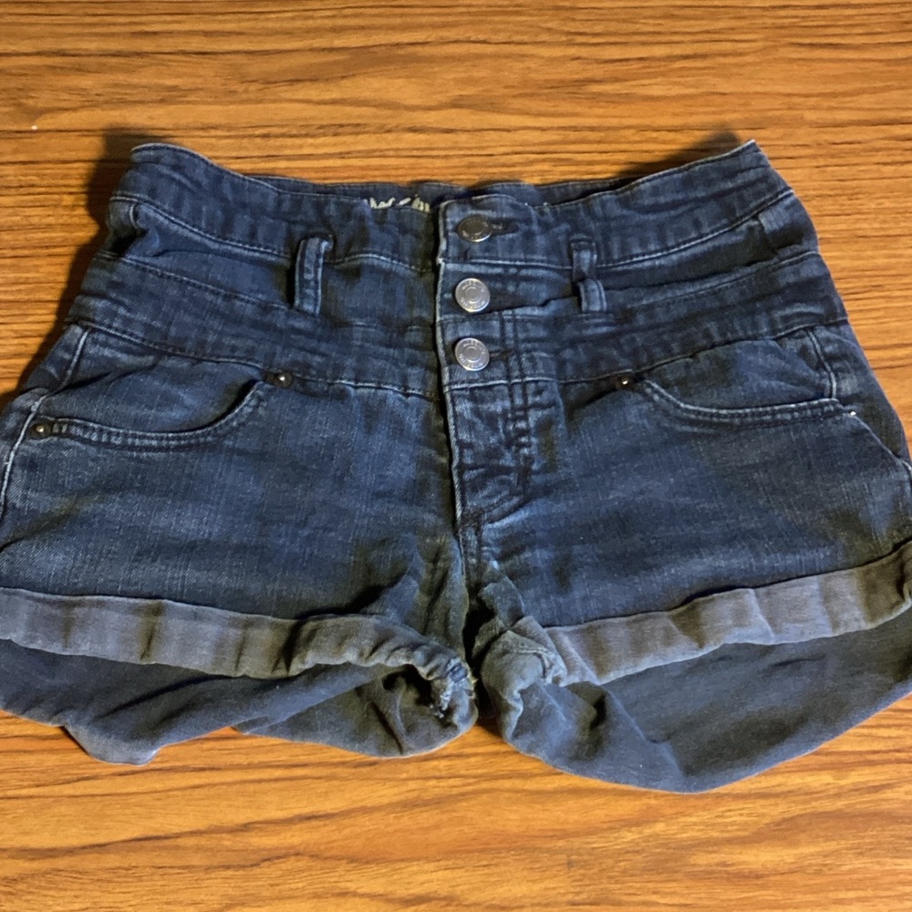Mossimo Supply Co. Dark Blue Jean Shorts